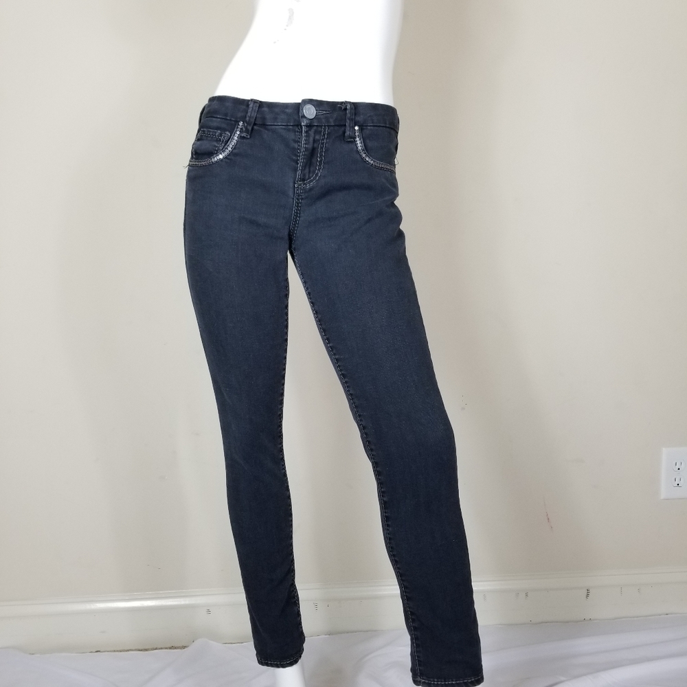 KUT from the Kloth Jeans Skinny Leg Sz 4 Sequined